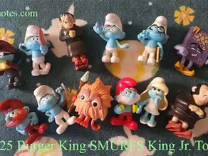 2025 Burger King Smurfs Toys