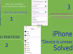 iPhone “Device is unreachable” Solved