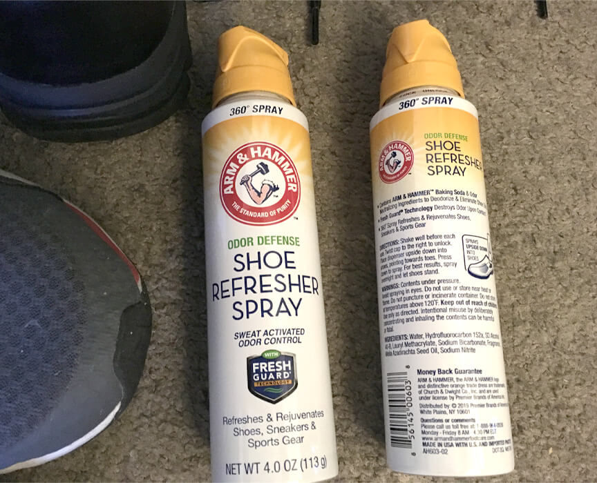Arm and Hammer Shoe Refresher Spray odor defense