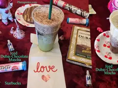 Starbucks Dubai Chocolate Matcha & Starbucks Iced Dubai Chocolate Mocha