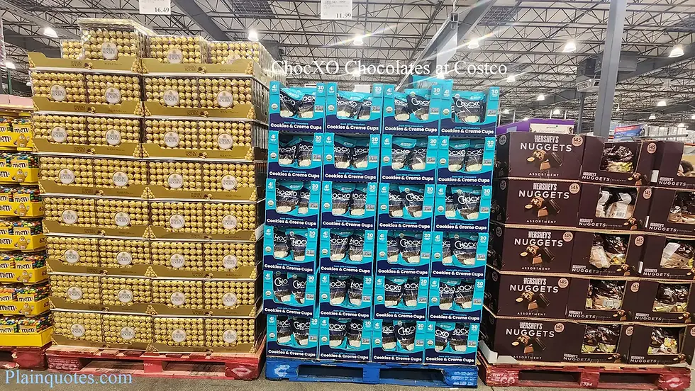 Chocxo Chocolates at Costco
