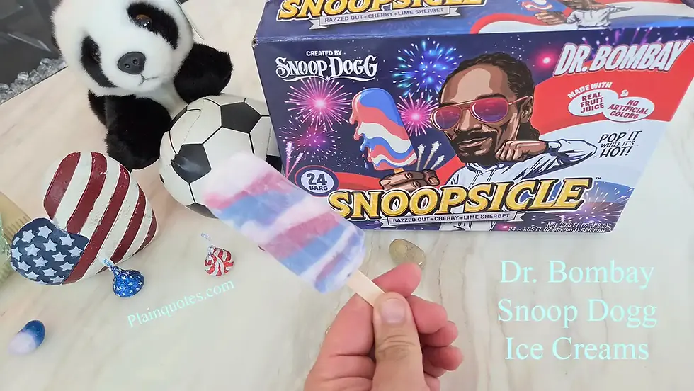 Snoop Dogg Dr. Bombay Snoopsicle Ice Cream from Costco