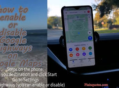 how to enable or disable Google Highways on Google Maps