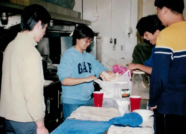 FIT youth interacting in an activity in the 90s