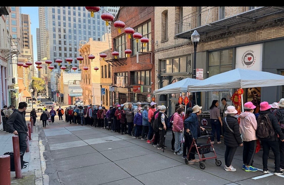 Lunar New Year Food Giveaway in Chinatown | CCSC
