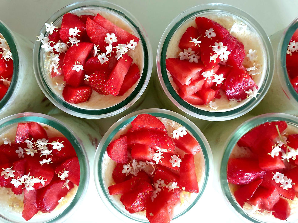 tiramisu fraises sureau