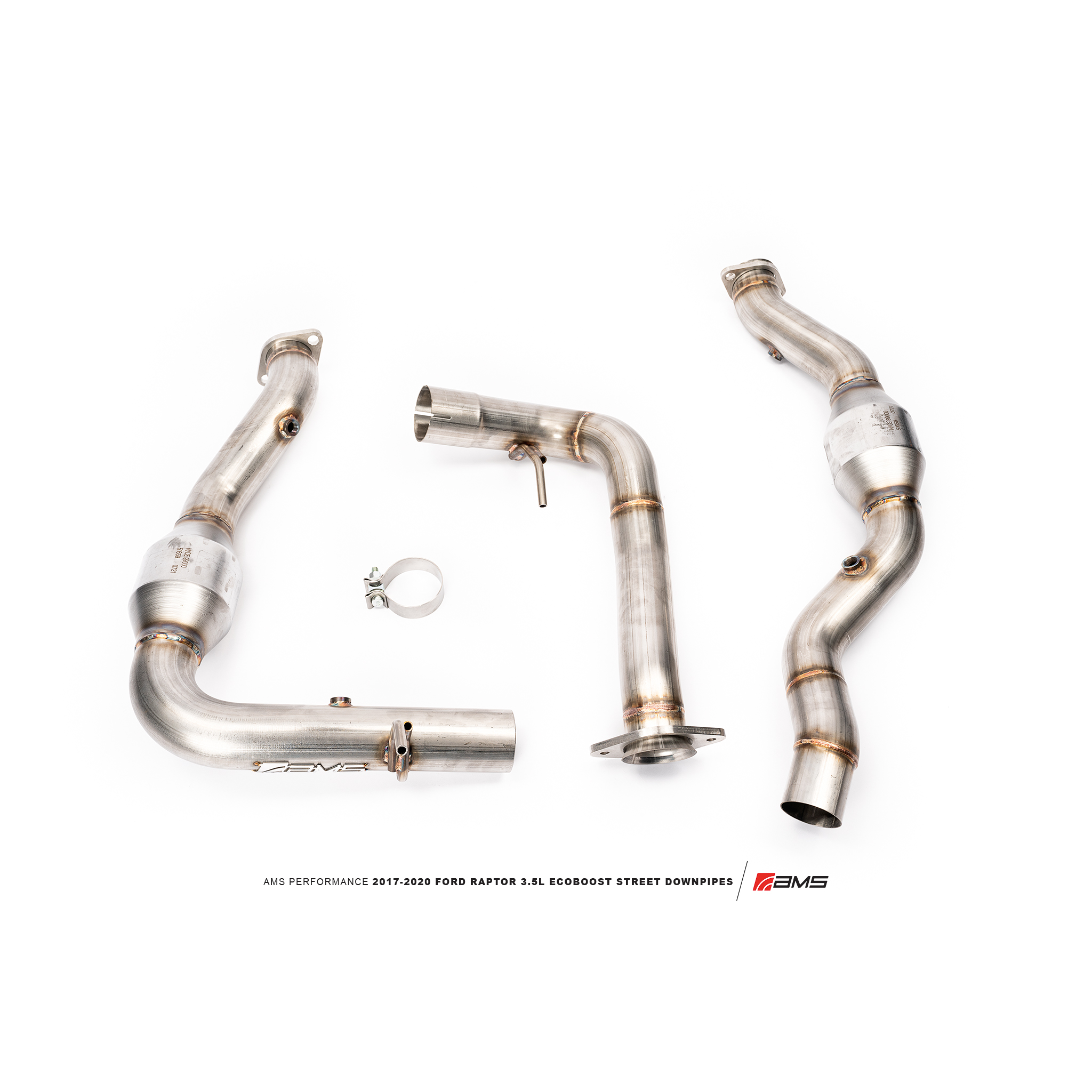2017-2020 Ford Raptor 3.5L Ecoboost AMS Downpipes 3"