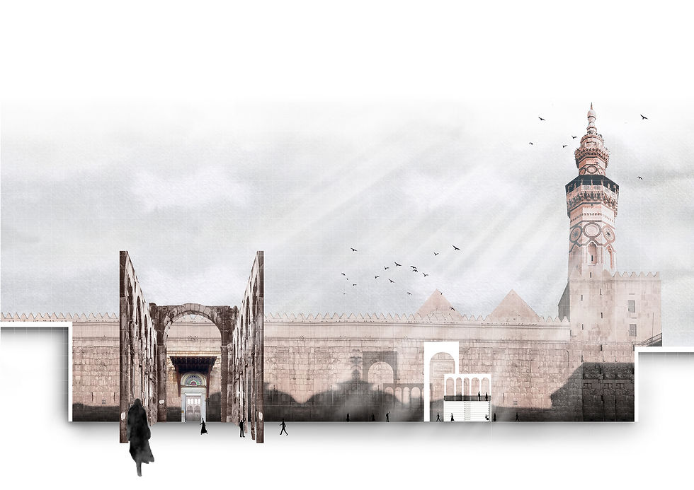 Elevation through Damascus site