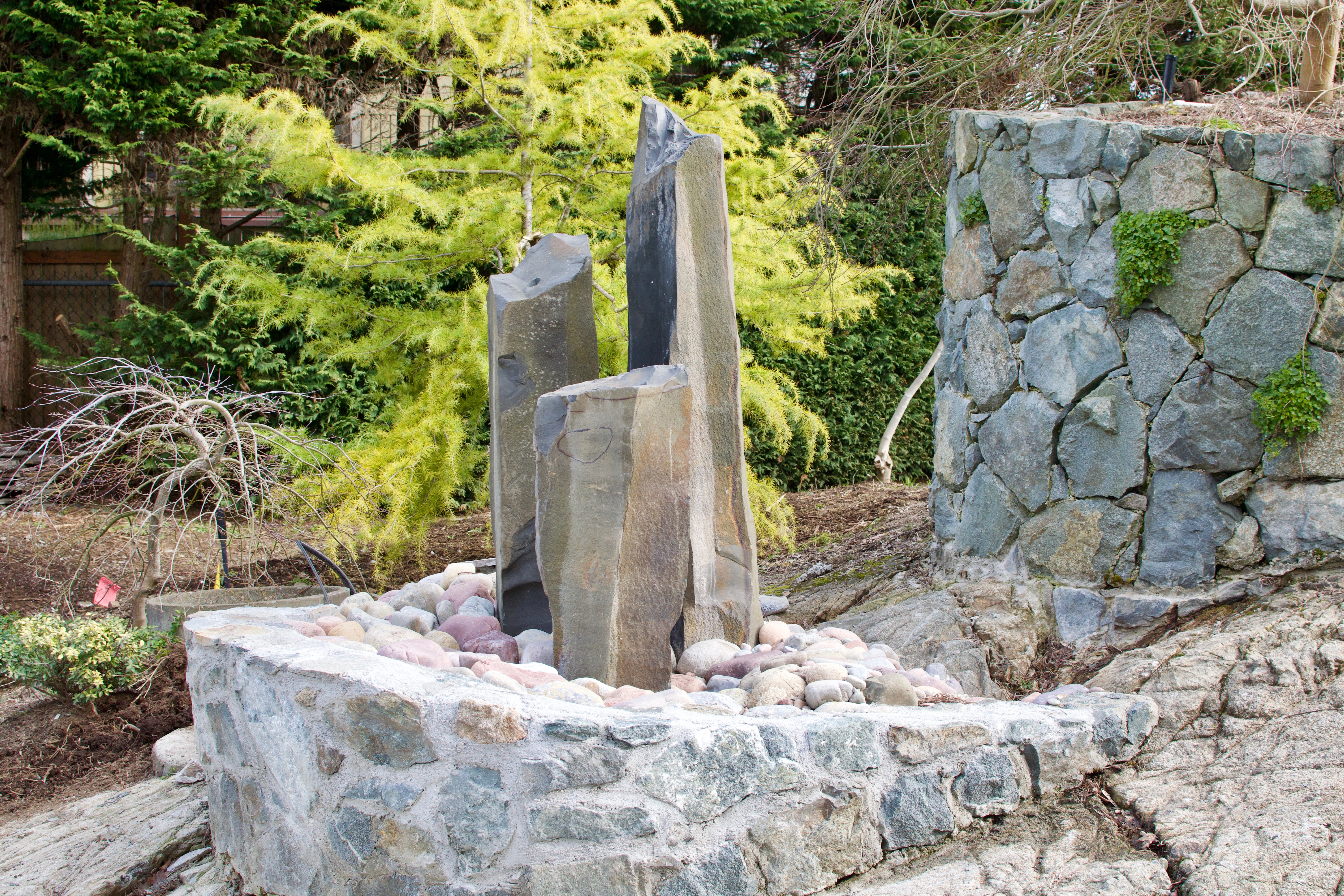 Stone Water Feature, Victoria BC
