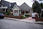 Brick Pillars, Victoria BC, Lennox Mason