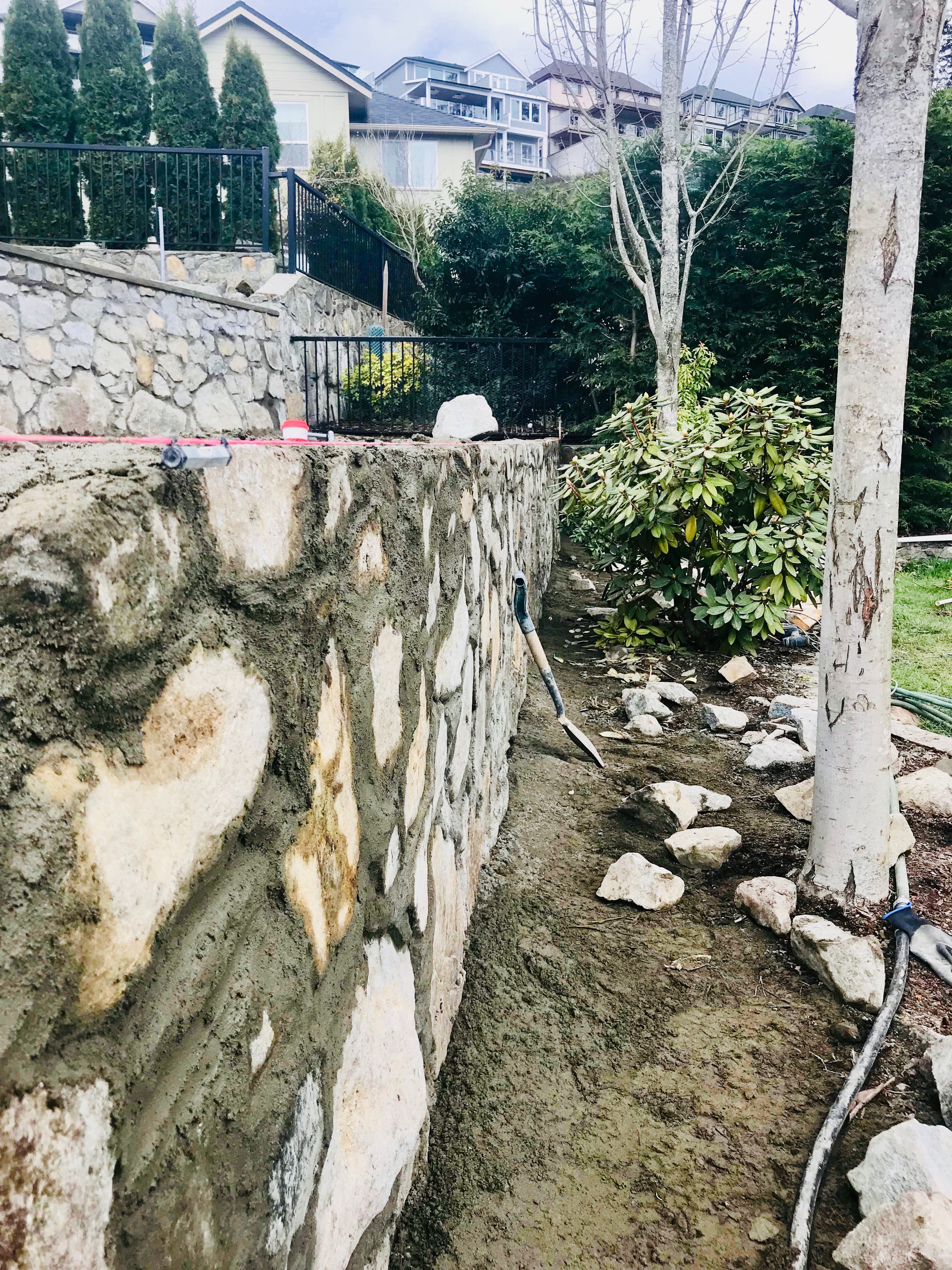 Stone Retaining Walls, Lennox Masonry, Victoria, BC, 3