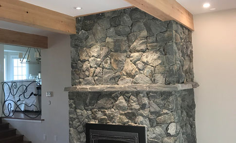 Stone Fireplace, Lennox Masonry, Victoria BC, Masonry Contractor, Stone Mason