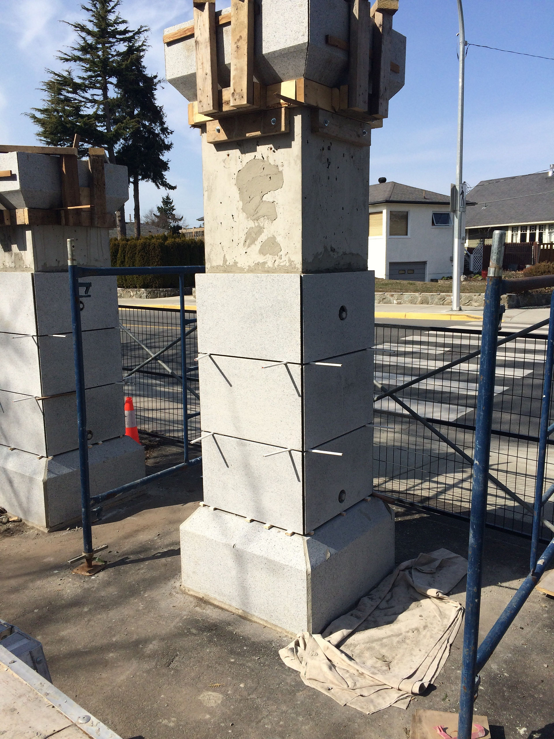 Ross Bay Cemetery Memorial entrance built by Lennox Masonry in Victoria BC