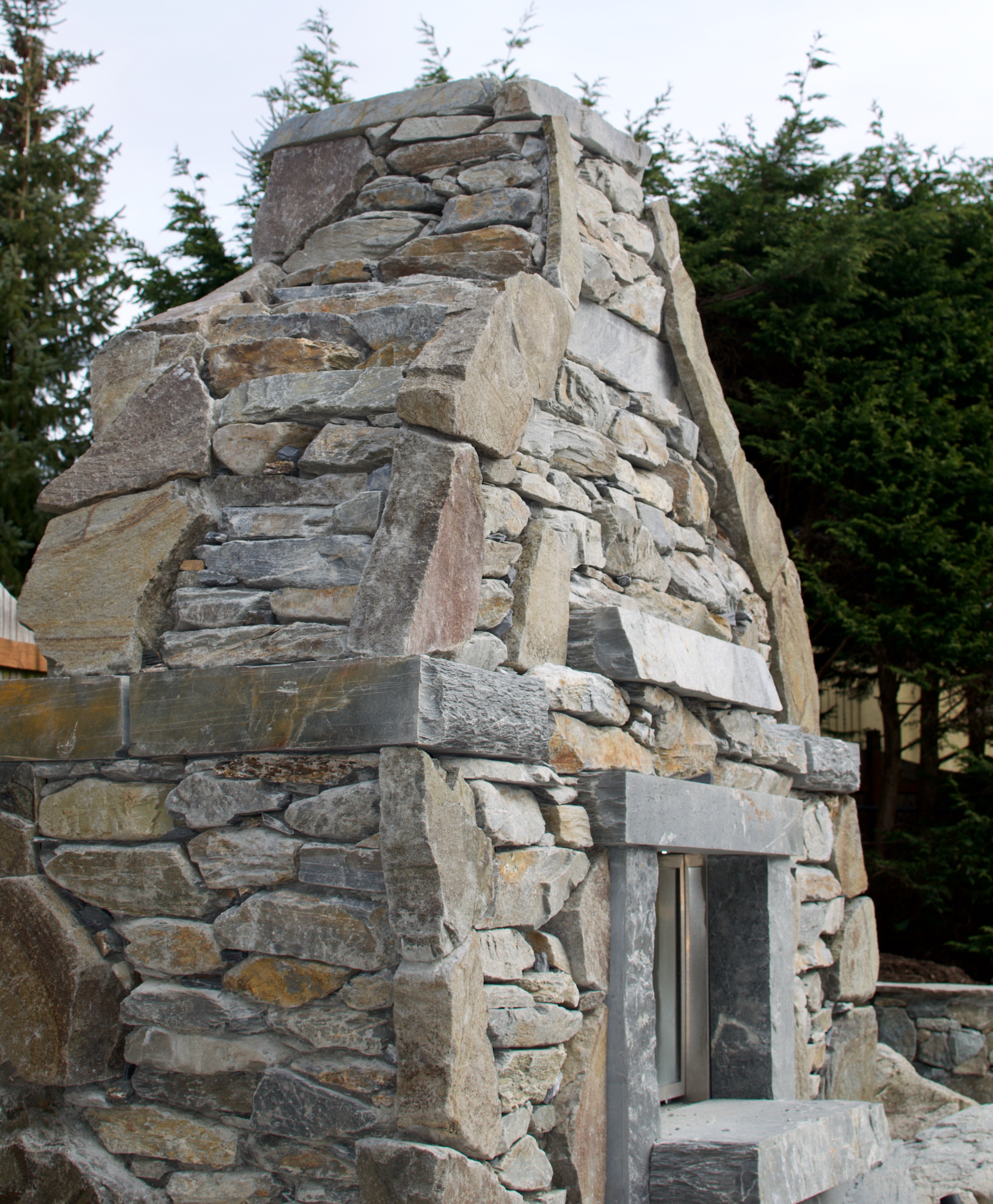 Stone Fireplace, Victoria BC, Lennox Mas