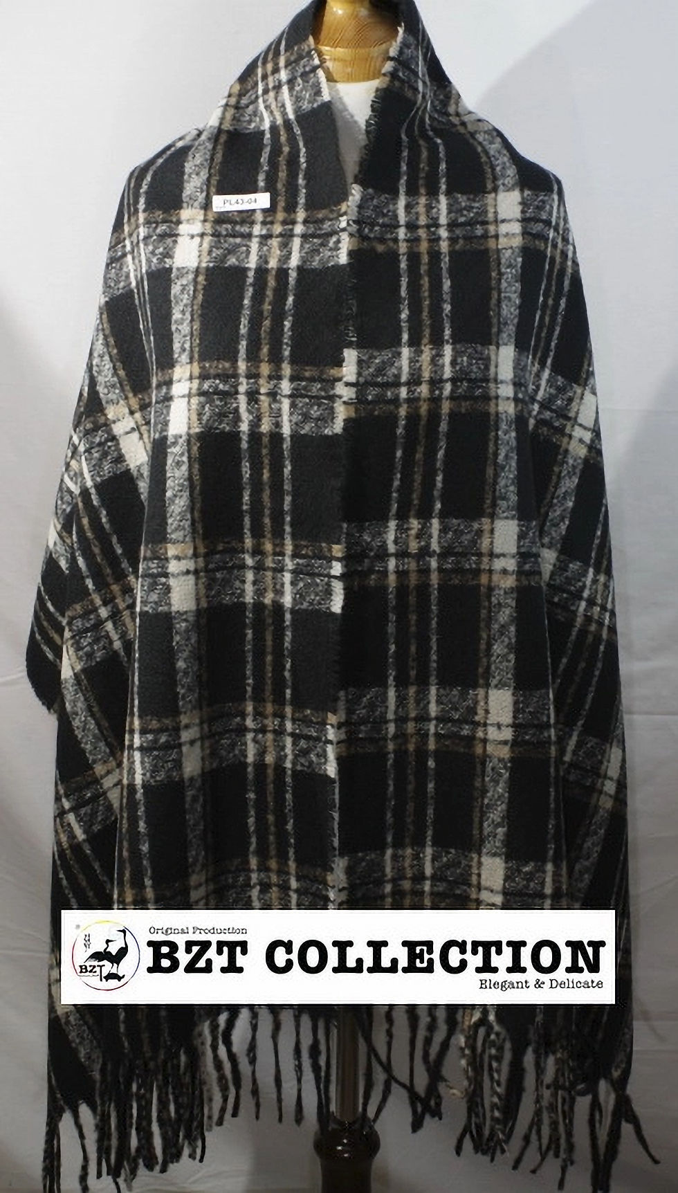 Thumbnail: Scarf Vibrant Color Block Plaid Design Winter Women's Neck Warmer - PL43