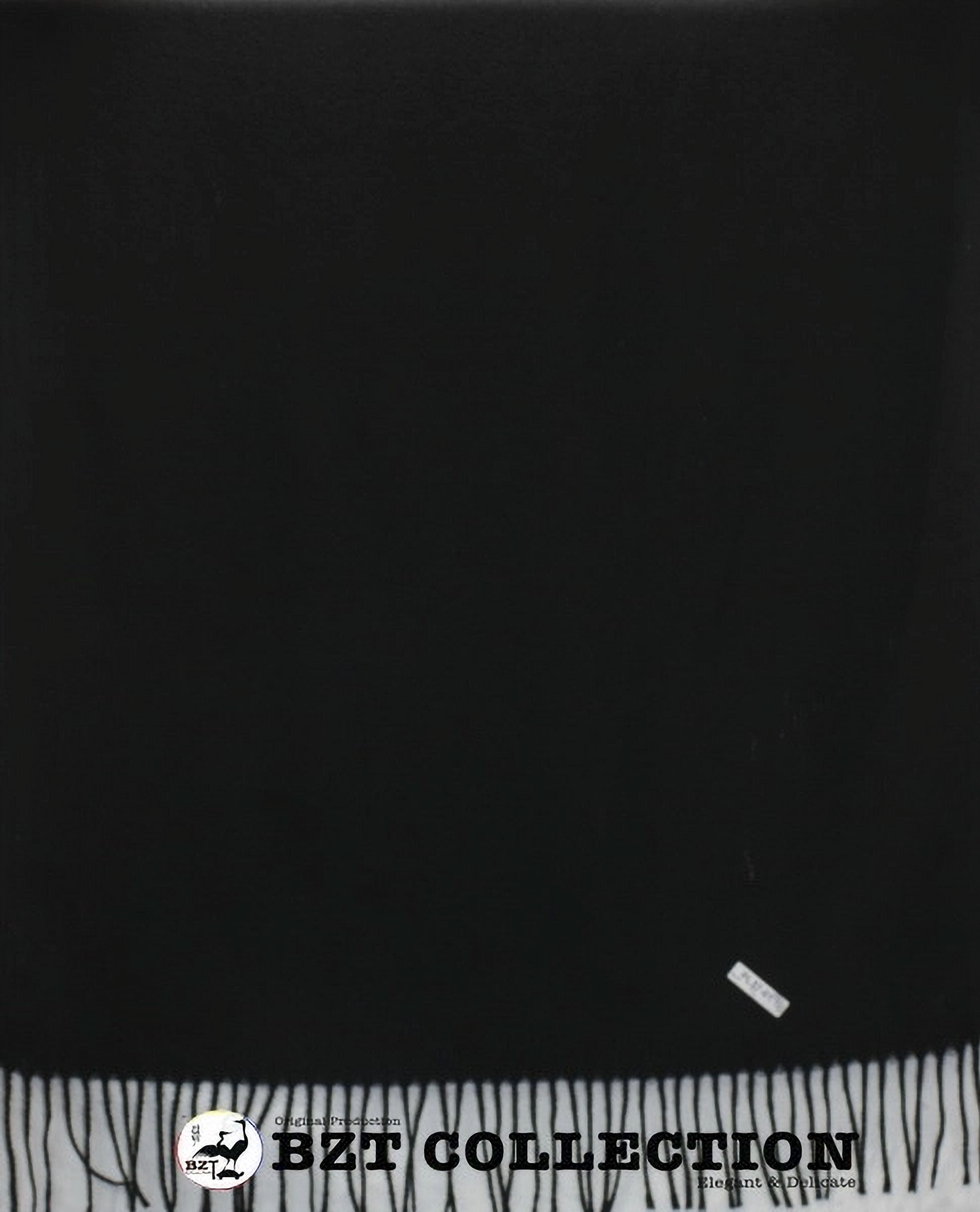 Solid Color Fashionable Warm Soft Imitation Cashmere Fringed Scarf - PL37