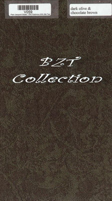 Thumbnail: Paisley Jacquard Pashmina - Grey & Brown (3rd set)