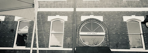 The completed masonry restoration of Duncan's City Hall by Lennox Masonry in the Cowichan Valley