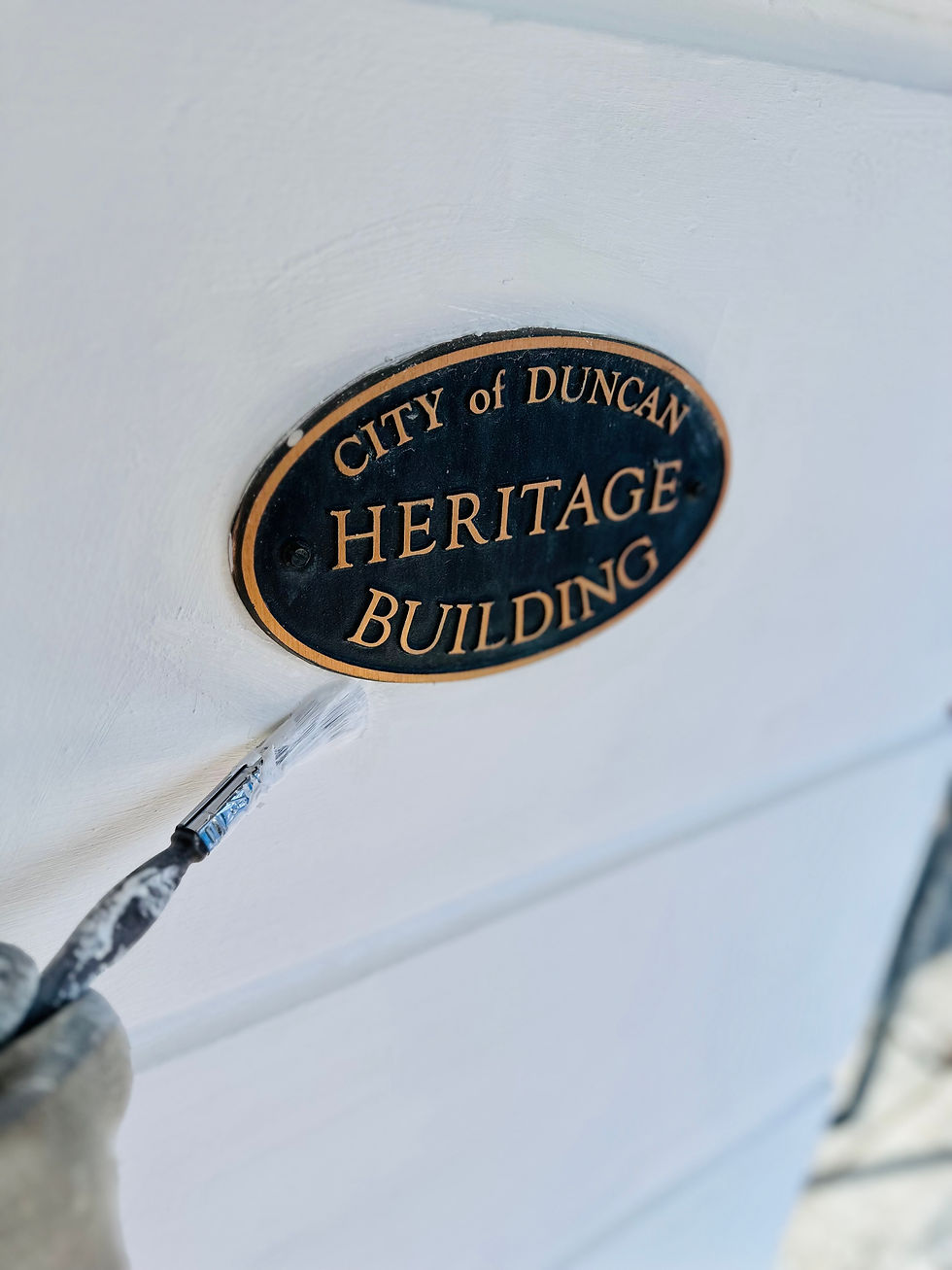 The restoration of Duncan City Hall by Stone & Trowel in Duncan BC