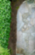 Artistic flagstone and river rock patio built by Lennox Masonry in Fairfield, Victoria BC