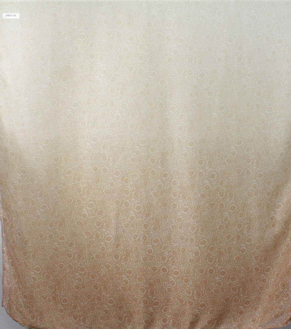 Thumbnail: Cotton Feel Raw Edge Scarf -DM85