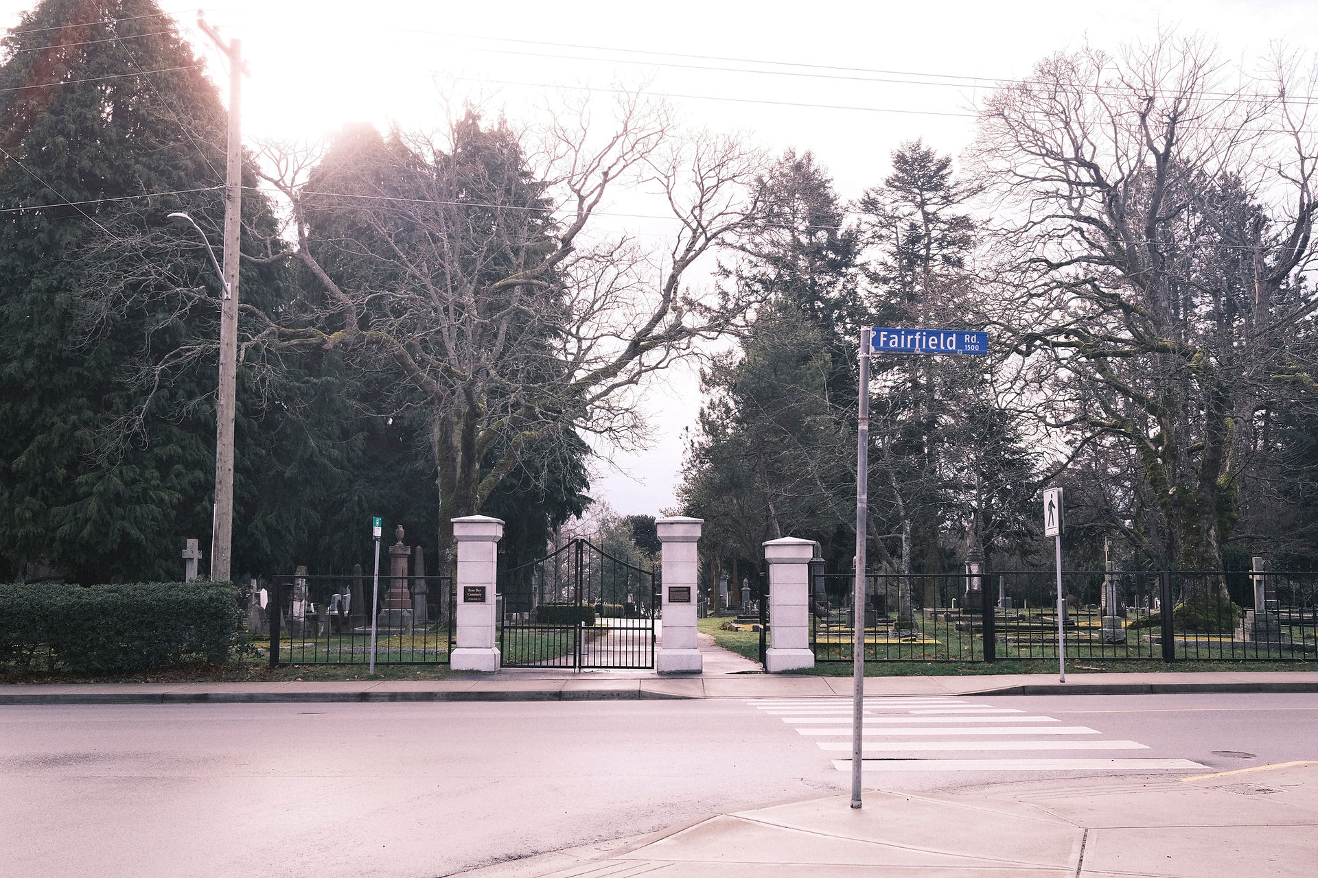 Ross Bay Cemetery Memorial entrance built by Lennox Masonry in Victoria BC