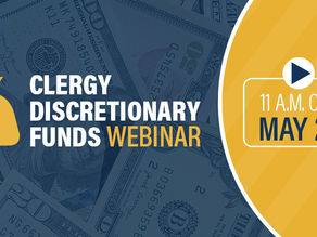 Clergy Discretionary Funds Webinar