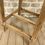 Miniature : Tabouret ancien brut