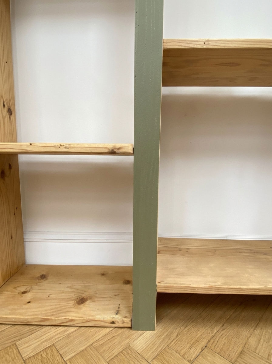 Miniature : Bibliothèque modulable années 70 en bois