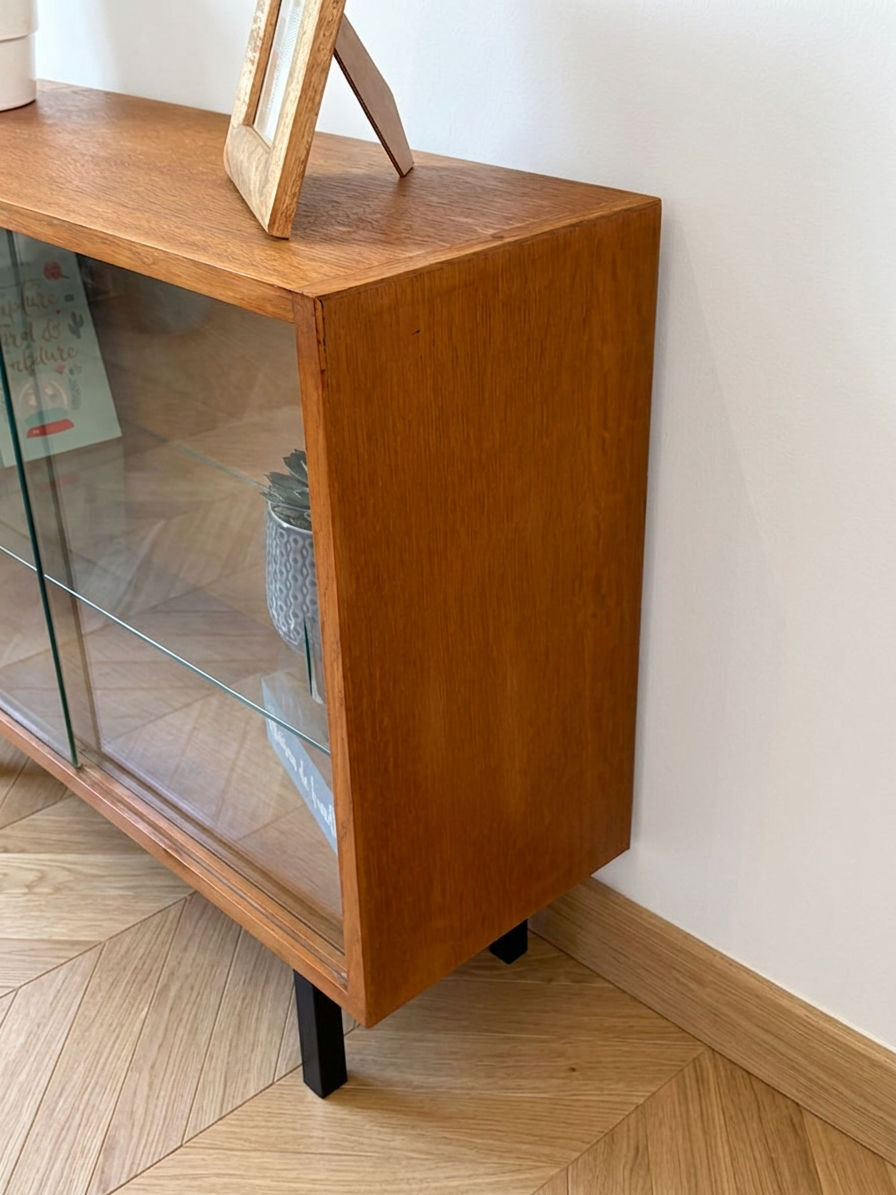 Miniature : Vitrine / meuble tv vintage années 60