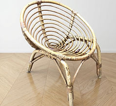 Fauteuil rotin enfant