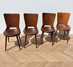 Lot de 4 chaises bistrot Baumann Dove de seconde main