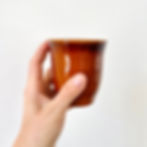 Miniature : tasses ou verres en grès