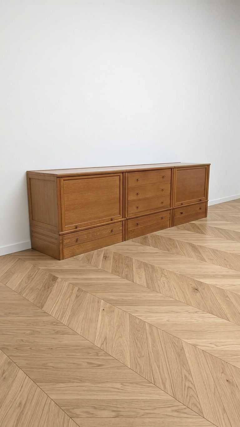 Miniature : Enfilade MD vintage design scandinave - Vue côté gauche