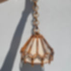 Suspension en rotin Louis Sognot