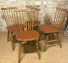 Chaises Baumann menuet – Lot de 4