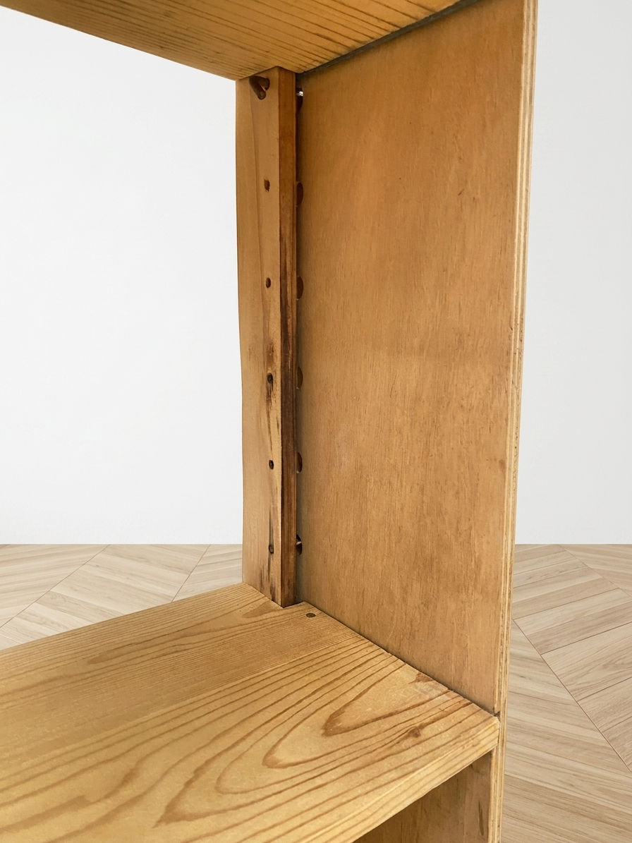 Miniature : Bibliothèque modulable années 70 en bois