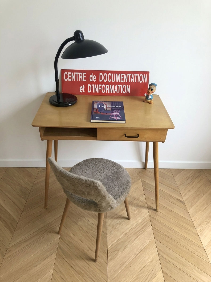 Miniature : Bureau et chaise Baumann