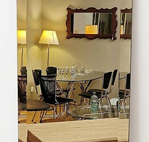 Miroir mural ancien verre – Bords biseautés