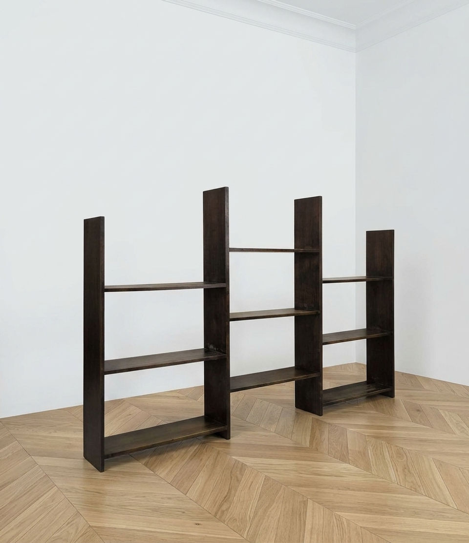 Miniature : Ancienne étagère en bois