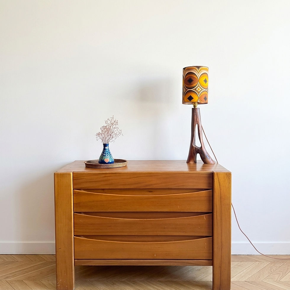 Miniature : Commode Vintage Regain Orme couleur miel vue de face