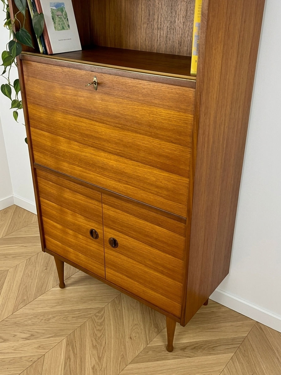 Miniature : Secrétaire scandinave vintage en teck – années 60