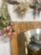 Miroir style Art déco en bois