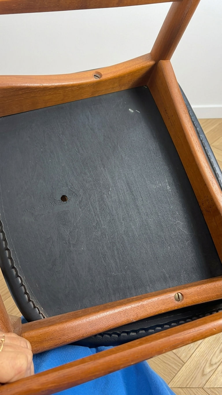 Miniature : Paire de chaises Eva en teck par Niels Koefoed, Danemark années 60