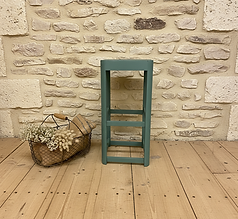 Tabouret vert ou sellette