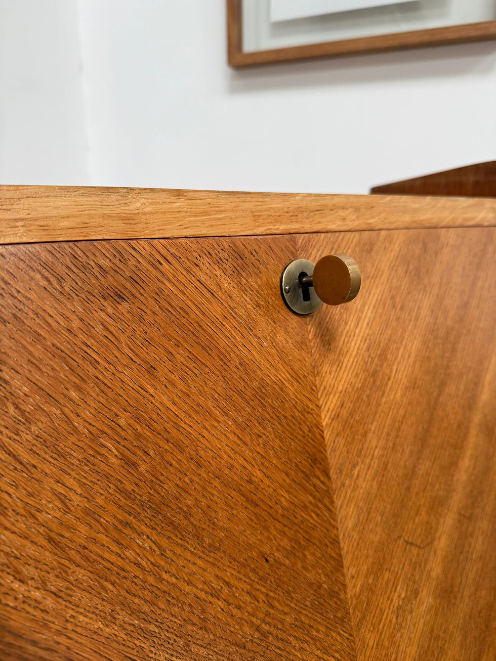 Miniature : Secrétaire ancien en bois