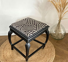 Tabouret zèbre
