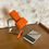Thumbnail: Lampe de bureau design orange