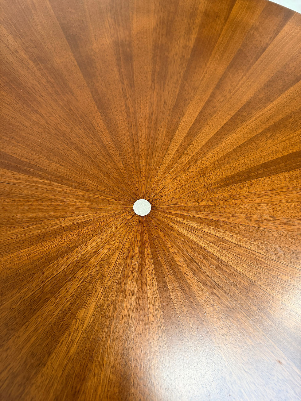 Miniature : Table basse ronde en teck