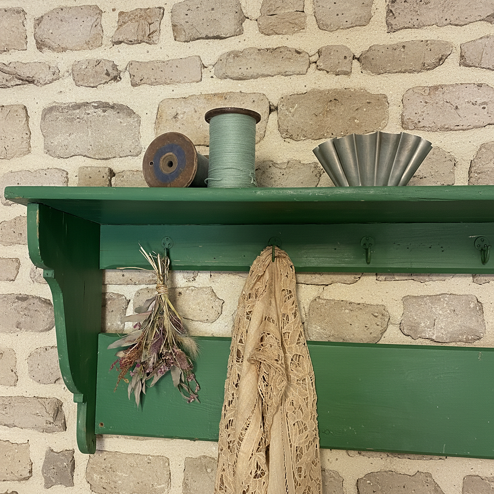 Miniature : Étagère murale en bois ancienne